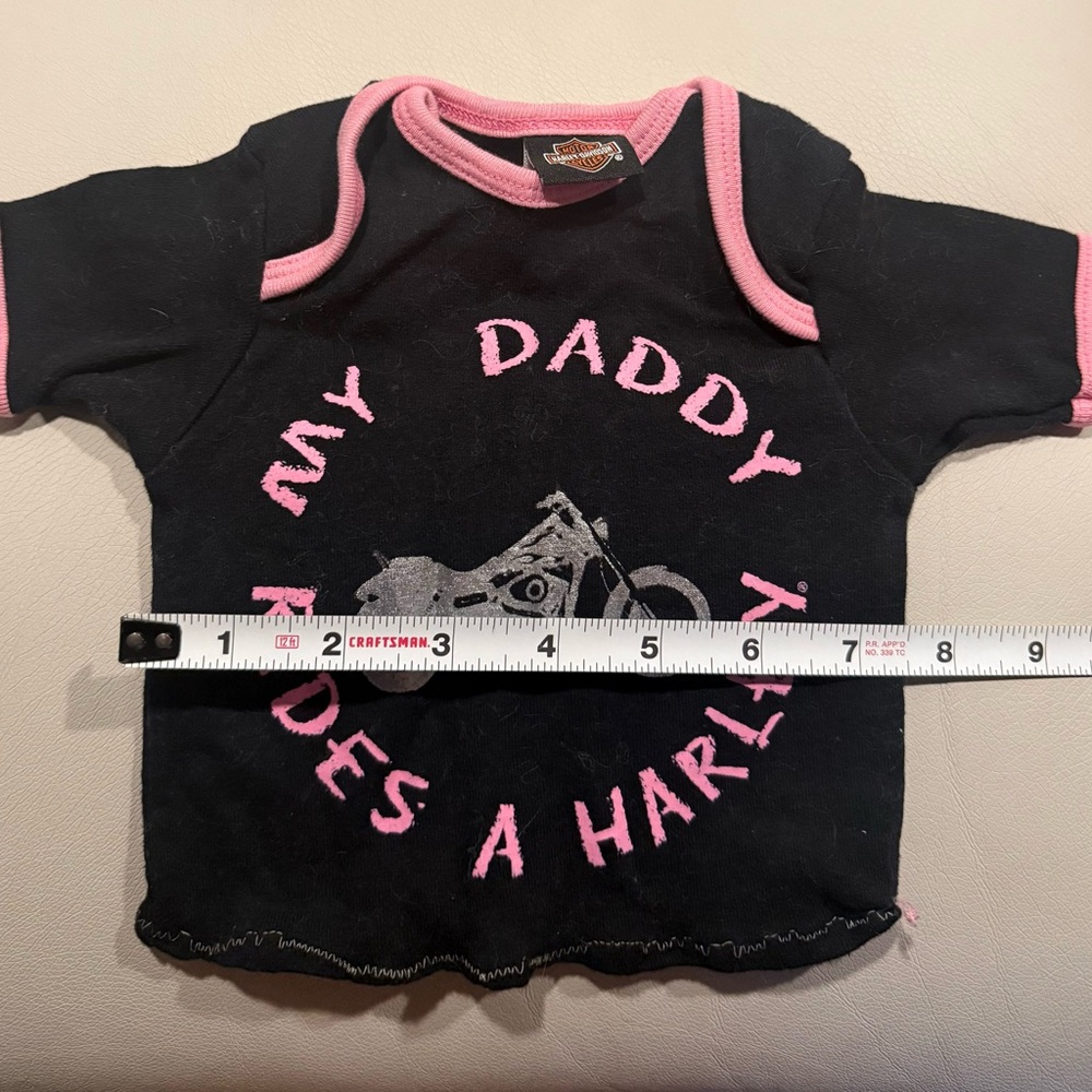 Harley-Davidson Pink and Black Dog Tees - Picture 5 of 5